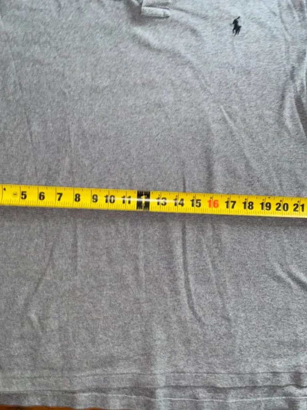 RALPH LAUREN Men’s Custom Slim Fit Gray Polo Shirt, Size XXL (flaws pictured)